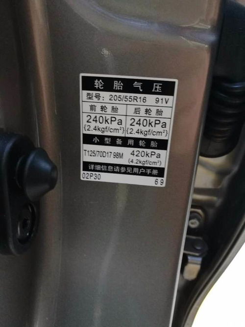 汽车胎打气多少公斤