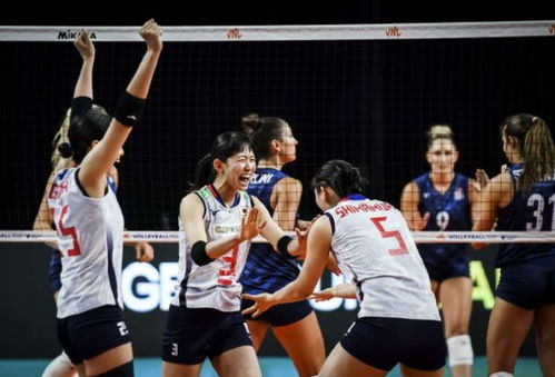 中国女排3-1日本女排