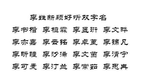 李姓孩子取名字大全（姓李的孩子起名字大全2021年）