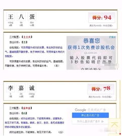 网上名字打分靠谱吗（网上的姓名打分准吗）