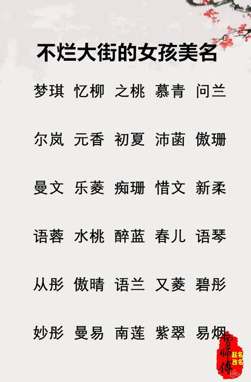 美名网免费起名（美名网免费起名字）