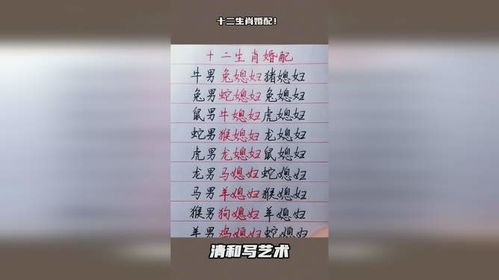 属相婚配（属相婚配准吗）