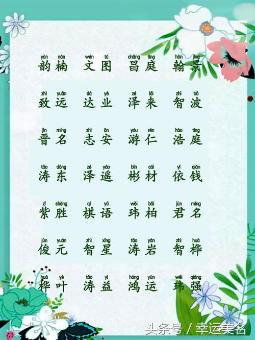 幼儿起名大全男孩免费（2020年幼儿起名哪些字好）